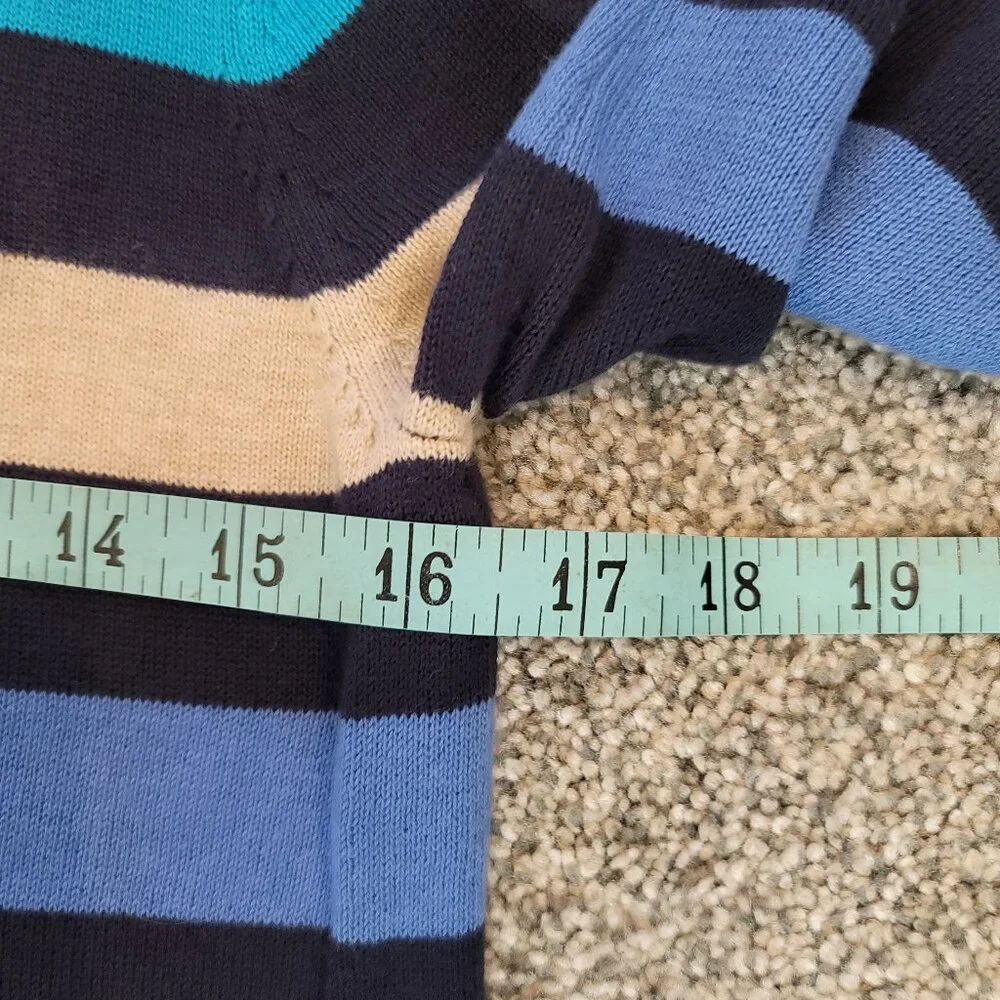Children's Place Boys Blue Stripe Sweater Large 10-12